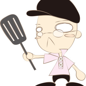 北海道の『ぎょうざ屋　こころ』のイメージキャラクター『ぎょうざおじさん』のデザインをさせていただきました。